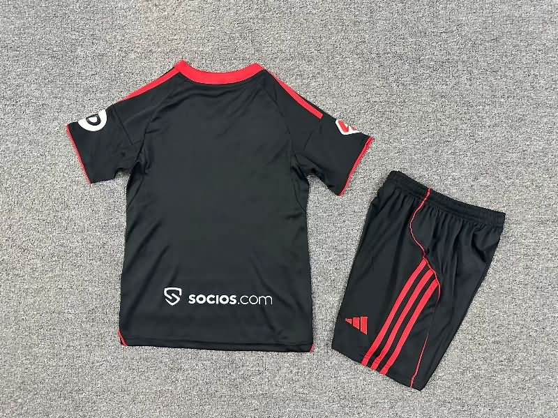 Kids Sevilla 25/26 Third Soccer Jersey And Shorts