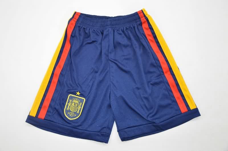 Kids Spain 2026 Home Soccer Jersey And Shorts