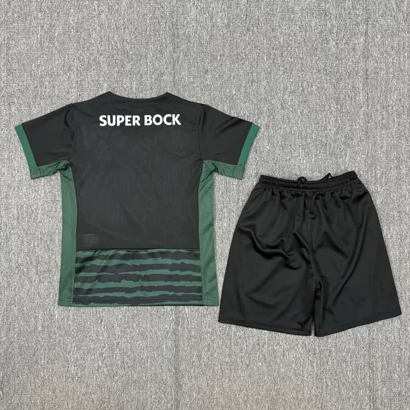 Kids Sporting Lisbon 25/26 Special Soccer Jersey And Shorts 03