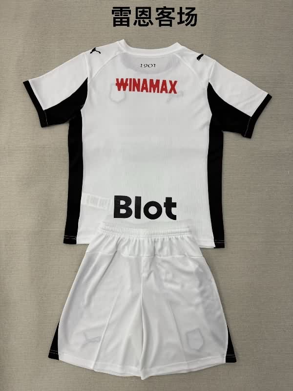 Kids Stade Rennais 25/26 Away Soccer Jersey And Shorts