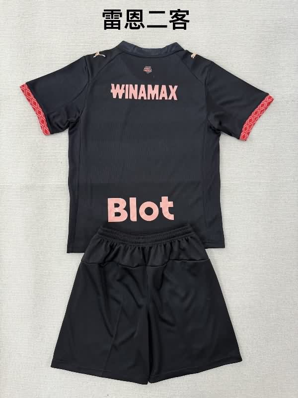Kids Stade Rennais 25/26 Third Soccer Jersey And Shorts