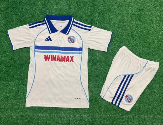 Kids Strasbourg 25/26 Away Soccer Jersey And Shorts Kids Strasbourg 25/26 Away Soccer Jersey And Shorts