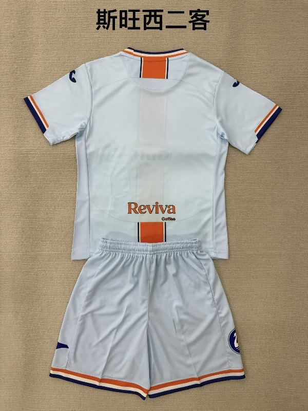 Kids Swansea 25/26 Third Soccer Jersey And Shorts