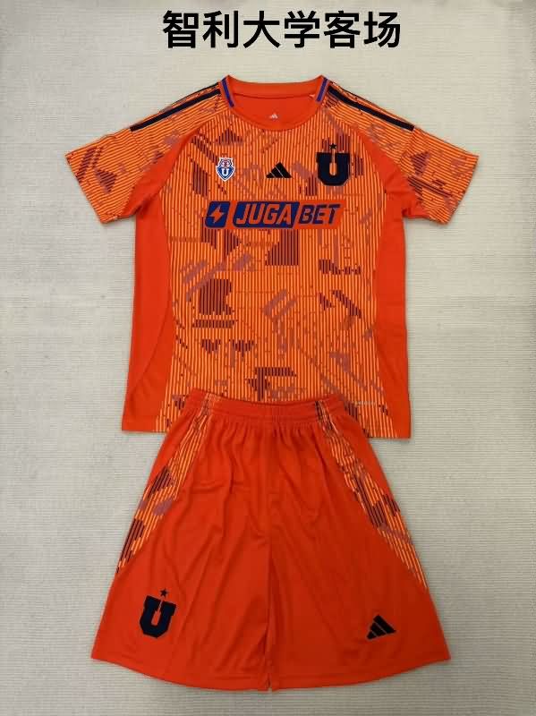 Kids Universidad Chile Soccer Jersey Away Replica 2025