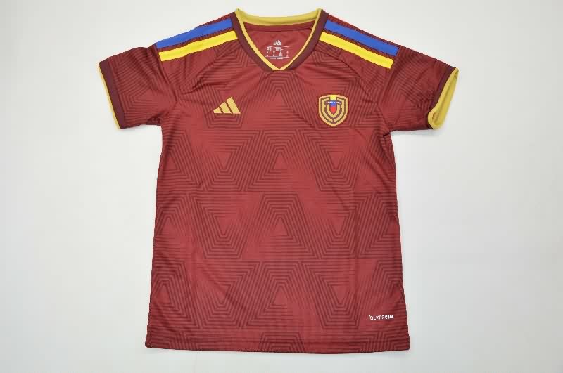 Kids Venezuela 2026 Home Soccer Jersey And Shorts