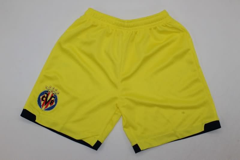 Kids Villarreal 25/26 Home Soccer Jersey And Shorts