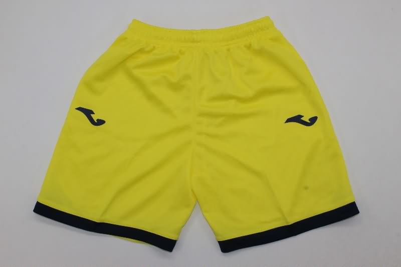 Kids Villarreal 25/26 Home Soccer Jersey And Shorts