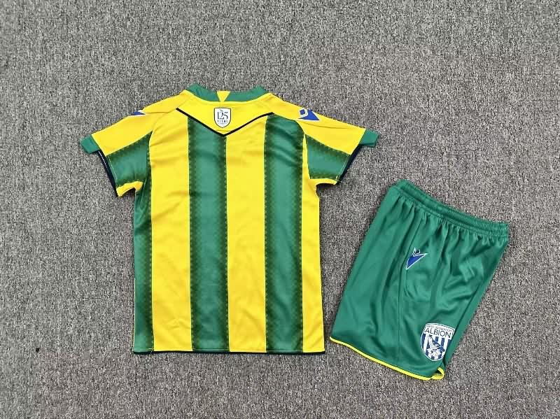 Kids West Bromwich 25/26 Away Soccer Jersey And Shorts