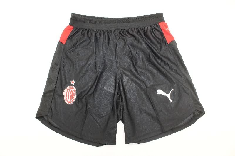 AAA Quality AC Milan 25/26 Home Soccer Shorts (Player)