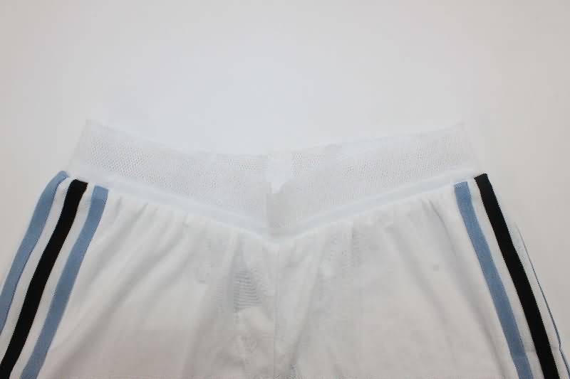 AAA Quality Argentina 50th Anniversary White Soccer Shorts (Player)