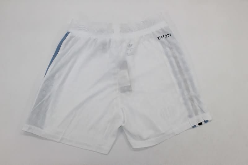 AAA Quality Argentina 50th Anniversary White Soccer Shorts (Player)