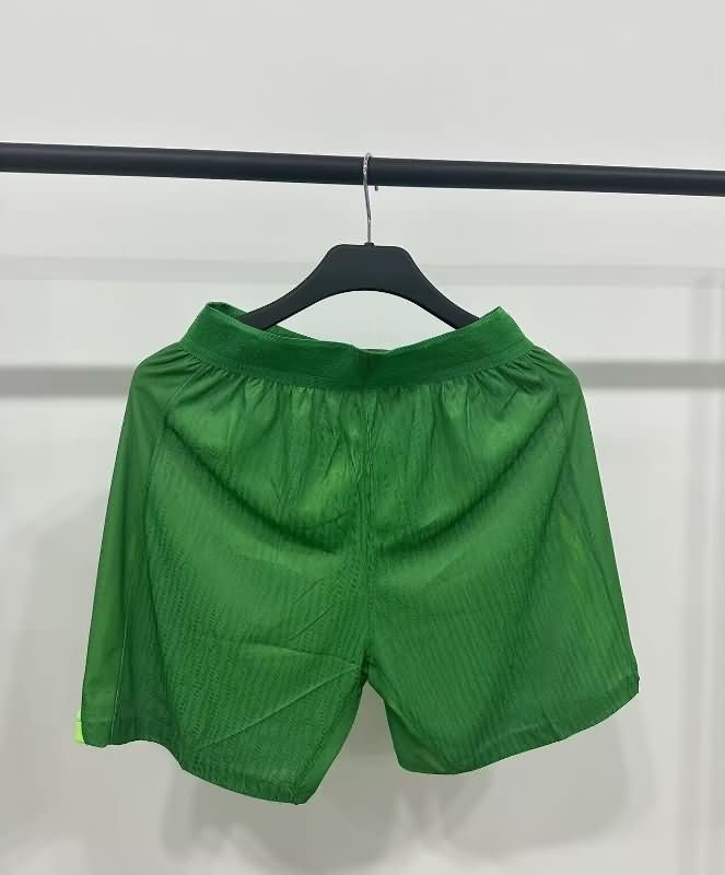 AAA Quality Barcelona 25/26 Goalkeeper Green Soccer Shorts (Player)