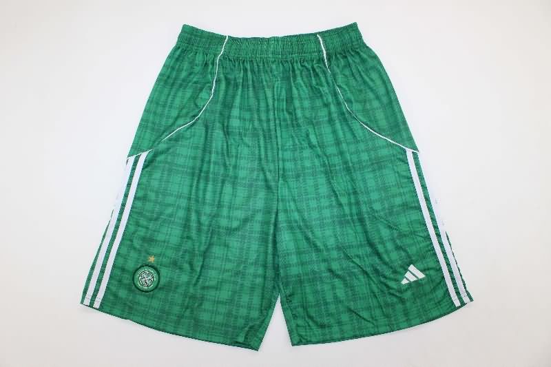 AAA Quality Celtic 25/26 Green Soccer Shorts
