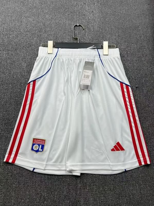 AAA Quality Lyon 25/26 Home Soccer Shorts