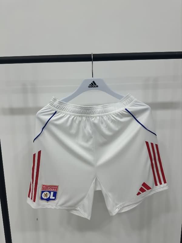 AAA Quality Lyon 25/26 Home Soccer Shorts (Player)