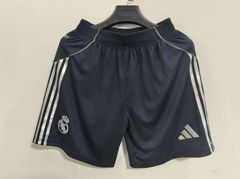 AAA Quality Real Madrid 2025/26 Away Soccer Shorts (Player)
