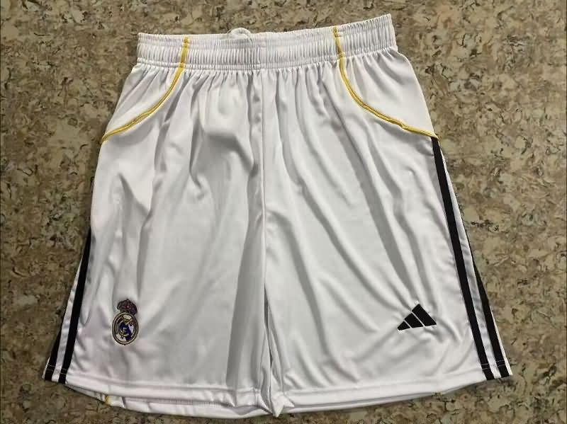 AAA Quality Real Madrid 2025/26 Home Soccer Shorts