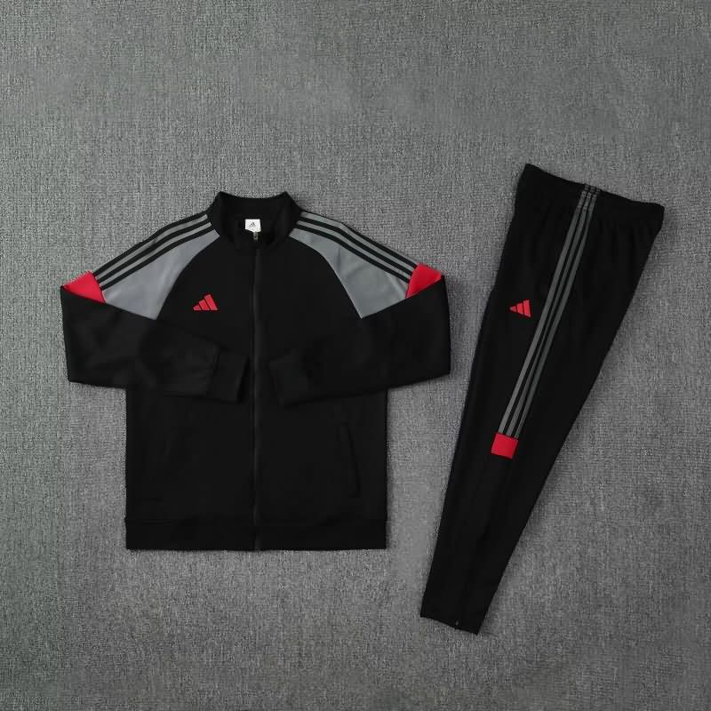 AAA Quality Adidas 2025 Black Soccer Tracksuit 02