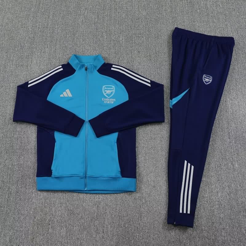 AAA Quality Arsenal 25/26 Blue Soccer Tracksuit 03 AAA Quality Arsenal 25/26 Blue Soccer Tracksuit 03