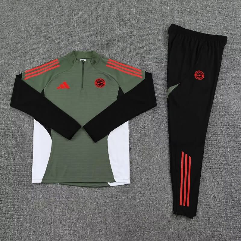 AAA Quality Bayern Munich 25/26 Dark Green Soccer Tracksuit