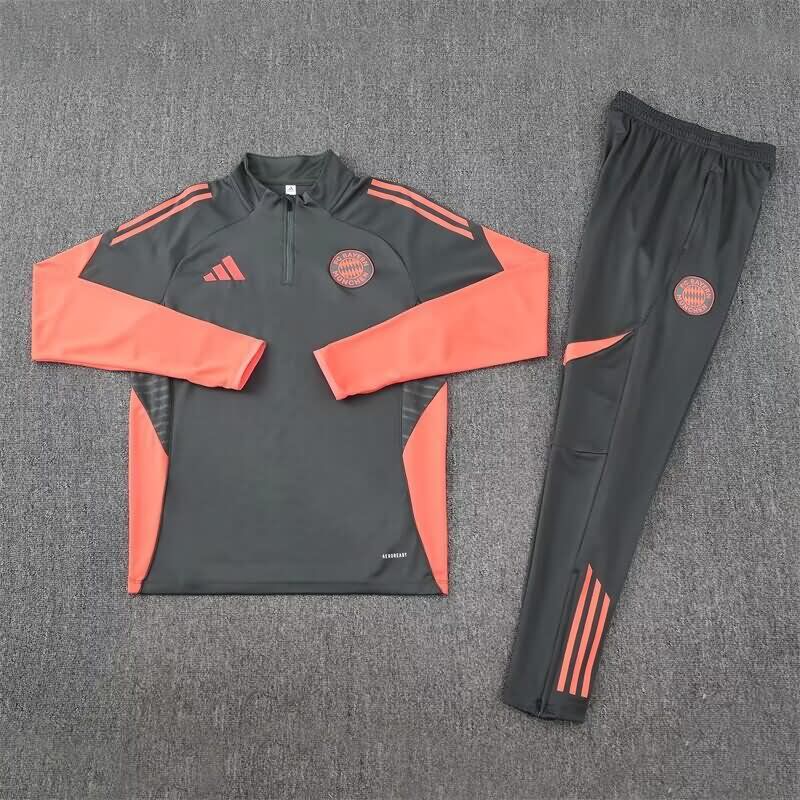 AAA Quality Bayern Munich 25/26 Dark Grey Soccer Tracksuit