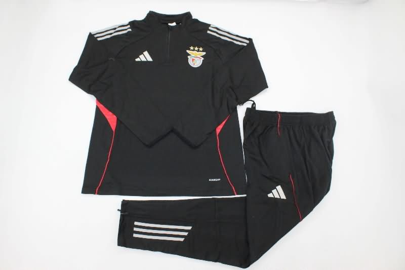 AAA Quality Benfica 25/26 Black Soccer Tracksuit