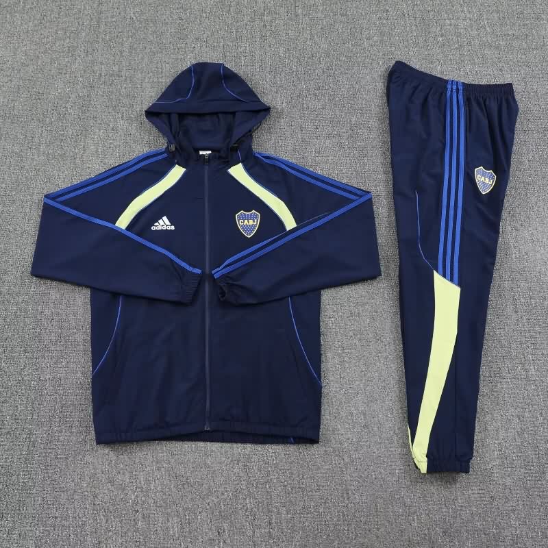 AAA Quality Boca Juniors 2025 Dark Blue Soccer Tracksuit 03 AAA Quality Boca Juniors 2025 Dark Blue Soccer Tracksuit 03