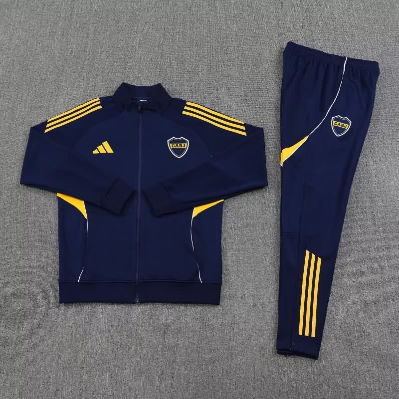 AAA Quality Boca Juniors 2025 Dark Blue Soccer Tracksuit 05 AAA Quality Boca Juniors 2025 Dark Blue Soccer Tracksuit 05