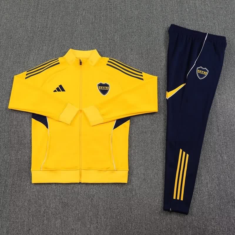 AAA Quality Boca Juniors 2025 Yellow Soccer Tracksuit 03 AAA Quality Boca Juniors 2025 Yellow Soccer Tracksuit 03