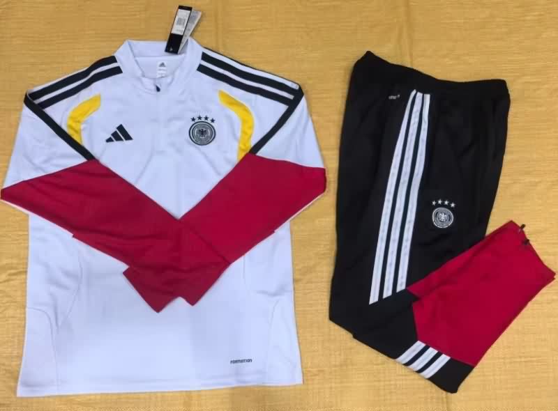 AAA Quality Germany 2025 White Soccer Tracksuit 04 AAA Quality Germany 2025 White Soccer Tracksuit 04