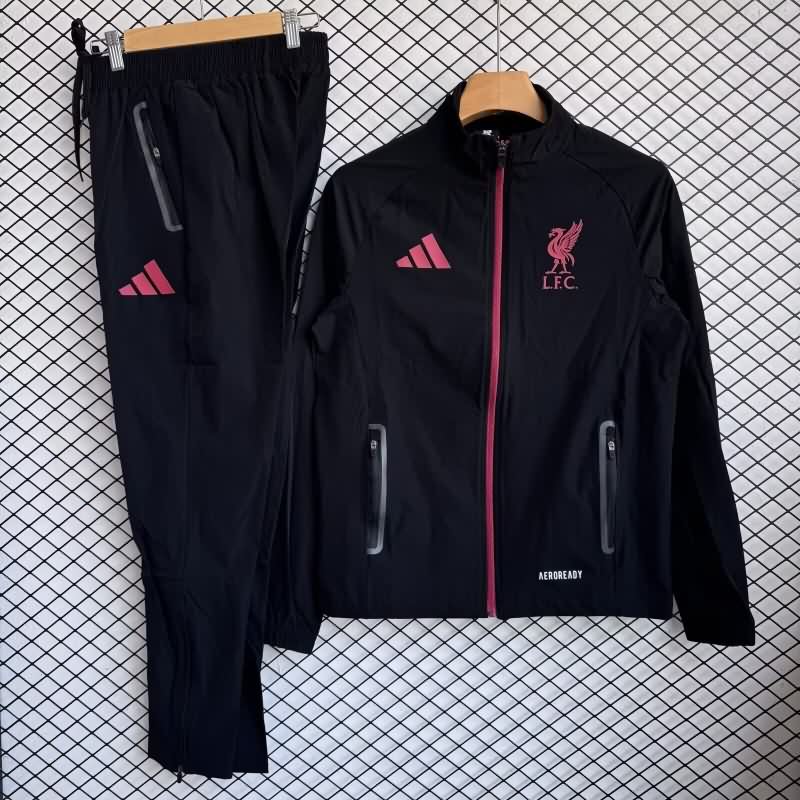 AAA Quality Liverpool 25/26 Black Soccer Tracksuit 04 AAA Quality Liverpool 25/26 Black Soccer Tracksuit 04