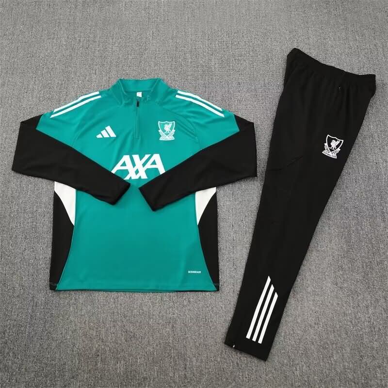 AAA Quality Liverpool 25/26 Green Soccer Tracksuit