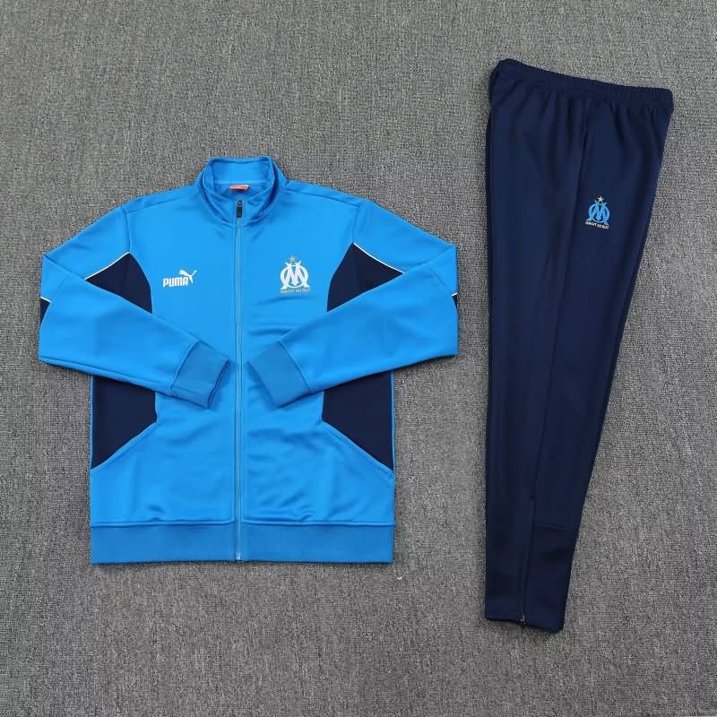 AAA Quality Marseilles 25/26 Blue Soccer Tracksuit
