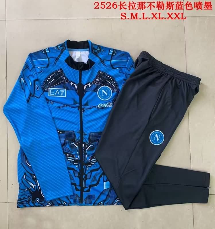 AAA Quality Napoli 25/26 Blue Soccer Tracksuit 02