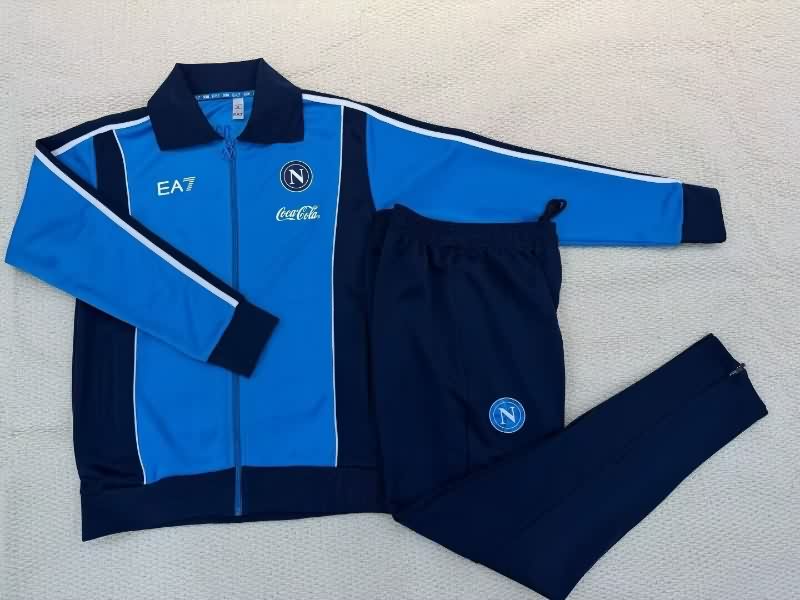 AAA Quality Napoli 25/26 Blue Soccer Tracksuit 04 AAA Quality Napoli 25/26 Blue Soccer Tracksuit 04