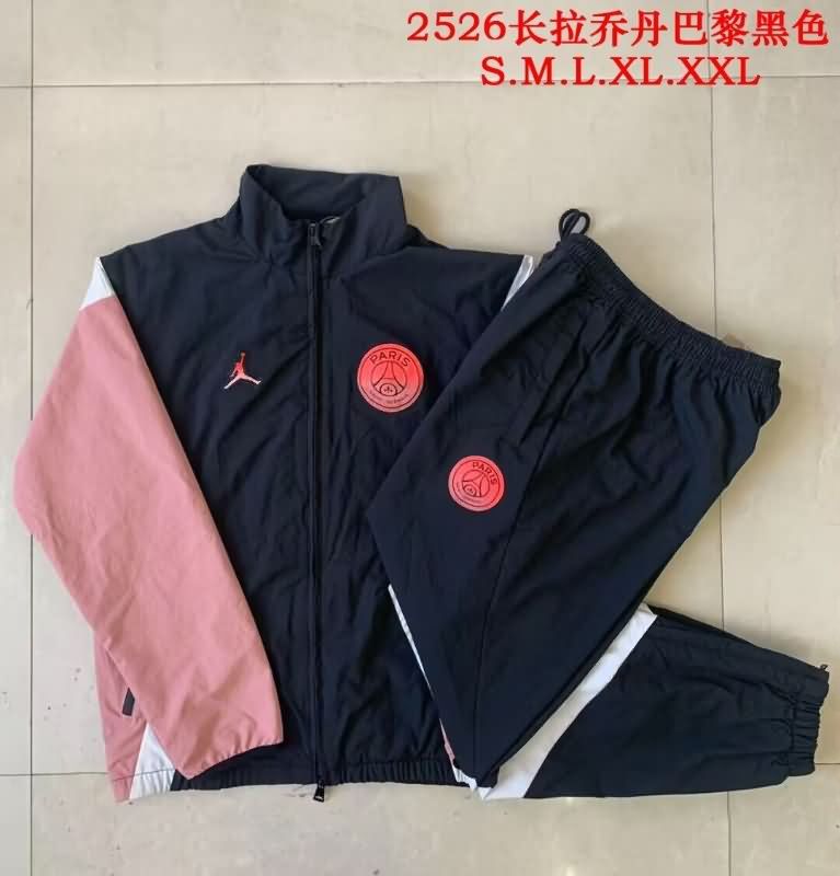 AAA Quality Paris St Germain 25/26 Black Soccer Tracksuit 04