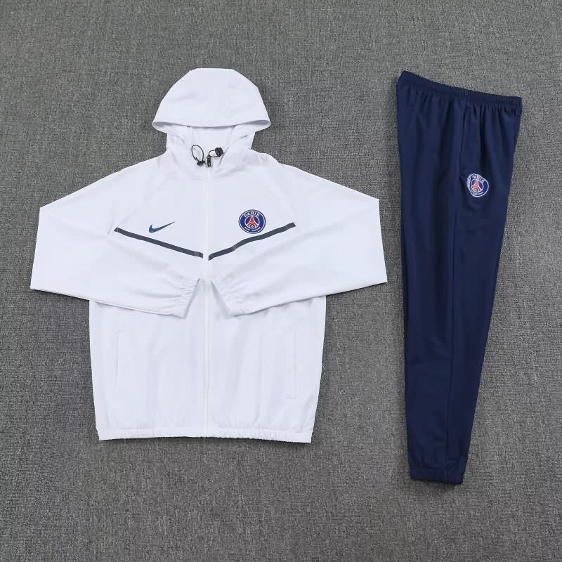 AAA Quality Paris St Germain 25/26 White Soccer Tracksuit 04 AAA Quality Paris St Germain 25/26 White Soccer Tracksuit 04
