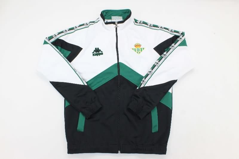 AAA Quality Real Betis 25/26 Black White Soccer Tracksuit