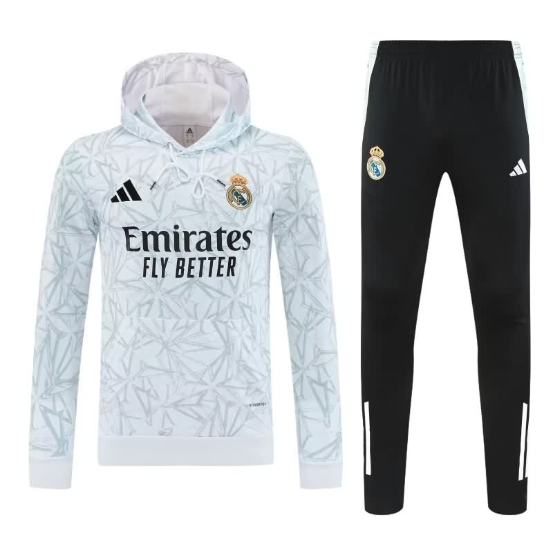 AAA Quality Real Madrid 25/26 White Soccer Tracksuit 10