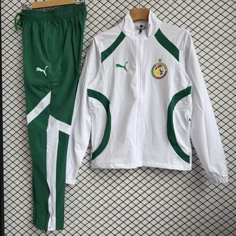 AAA Quality Senegal 2026 White Soccer Tracksuit