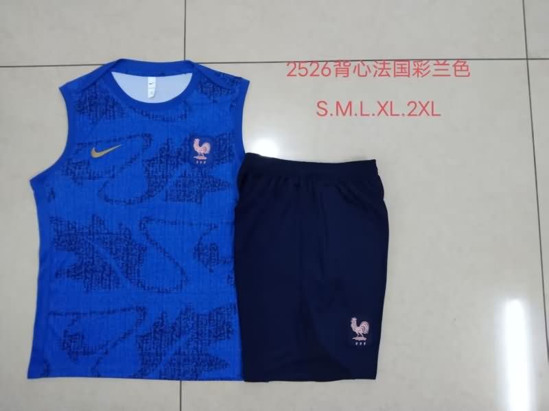 AAA Quality France 2025 Blue Soccer Training Sets 02
