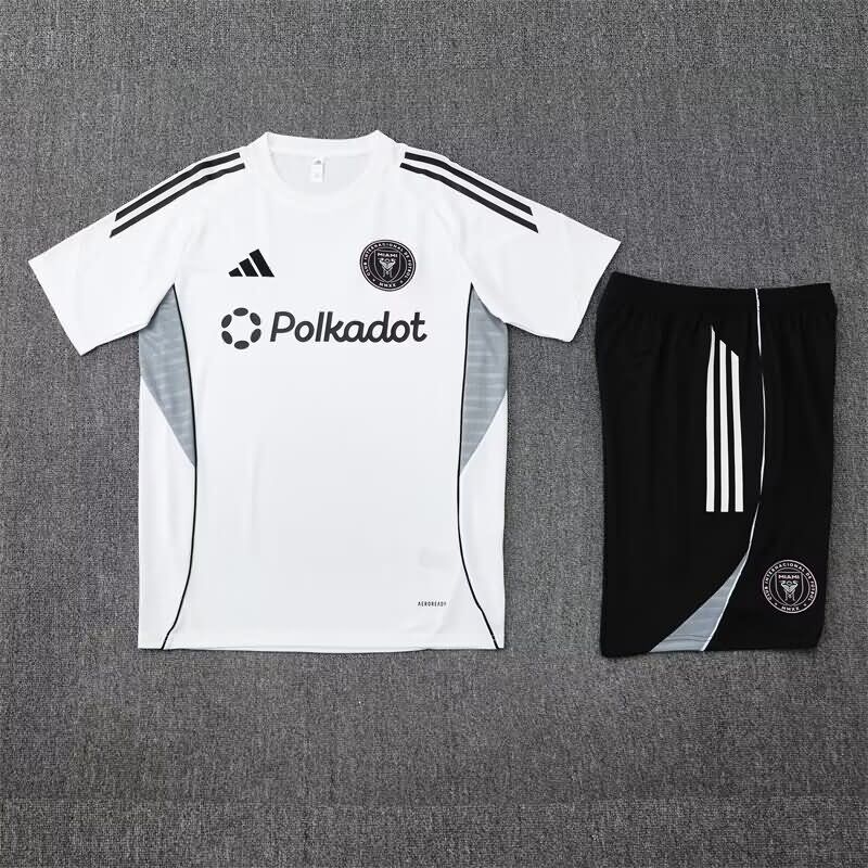 AAA Quality Inter Miami 2025 White Soccer Training Sets