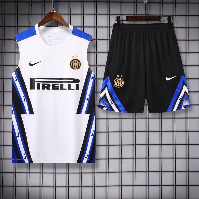 AAA Quality Inter Milan 25/26 White Soccer Training Sets