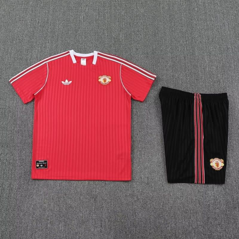 AAA Quality Manchester United 25/26 Red Soccer Training Sets