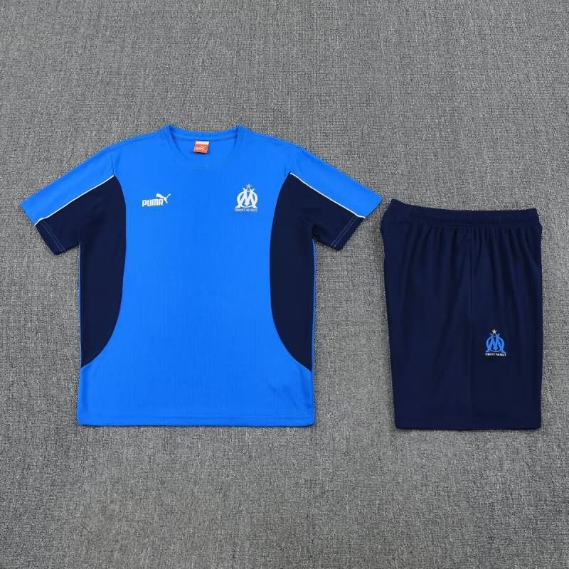 AAA Quality Marseilles 25/26 Blue Soccer Training Sets 02