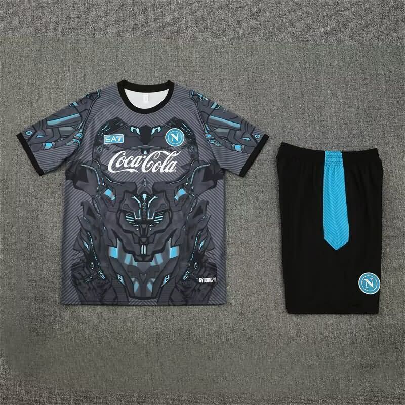 AAA Quality Napoli 25/26 Black Soccer Training Sets