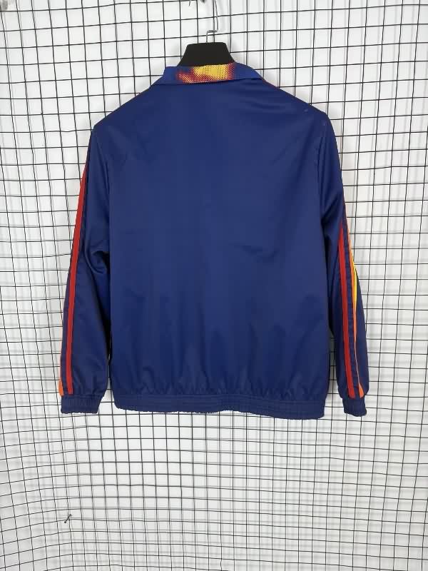 AAA Quality Ajax 25/26 Dark Blue Reversible Soccer Windbreaker