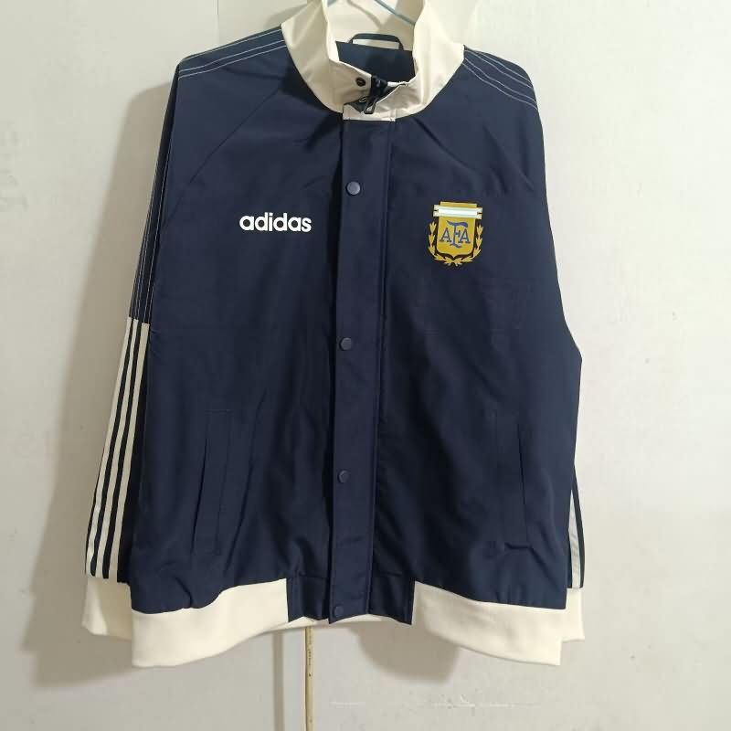 Argentina Soccer Jacket Dark Blue Replica 2025