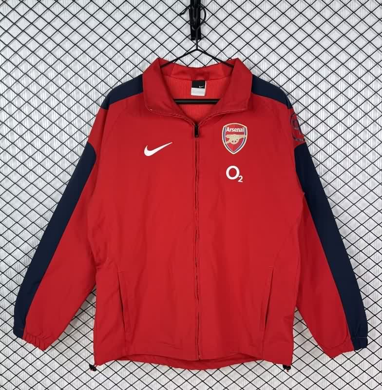 AAA Quality Arsenal 25/26 Red Soccer Windbreaker 03