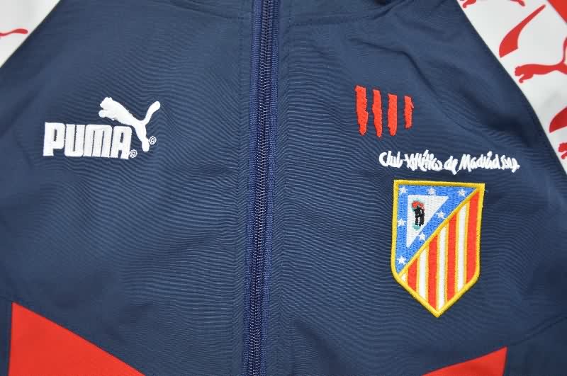 AAA Quality Atletico Madrid 25/26 Dark Blue Soccer Windbreaker